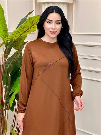 Çimalı Anne Elbise 0696 t-24 Taba
