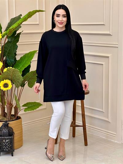 Çimalı Tunik 10423 t-25 Siyah