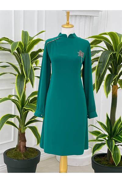 Çınar Yaprak Tunik 751 Mint yeşili