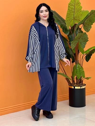 Çizgi Detay Spor Takım 70081 T-25 Lacivert