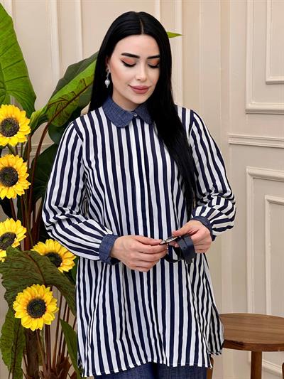 Çizgi Detay Tensel Takım 3460 t025 Lacivert