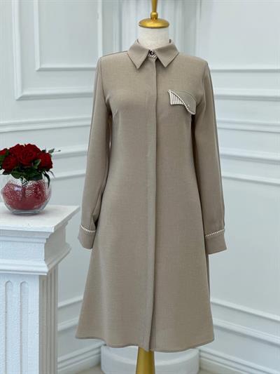 Çizği Detay Tunik 2260 t-24 Bej