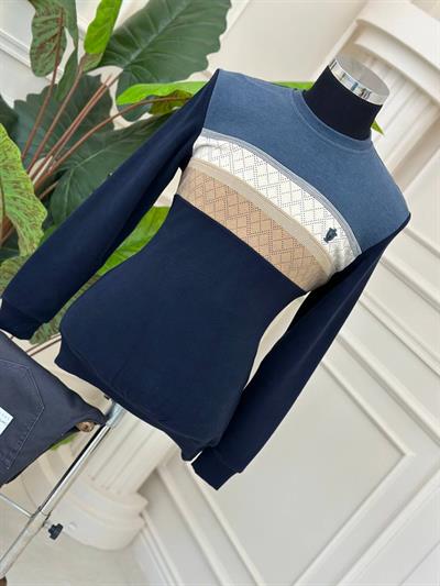 Çizgili Sweat 0004 T-24 Siyah