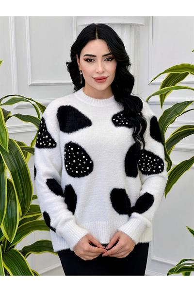 Dalmaçyalı İncili Kazak 5149 Beyaz