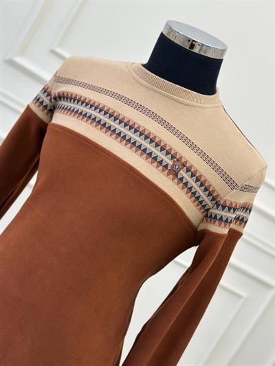 Dama Desen Sweat 0005 T-24 Bej