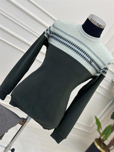 Dama Desen Sweat 0005 T-24 Yeşil