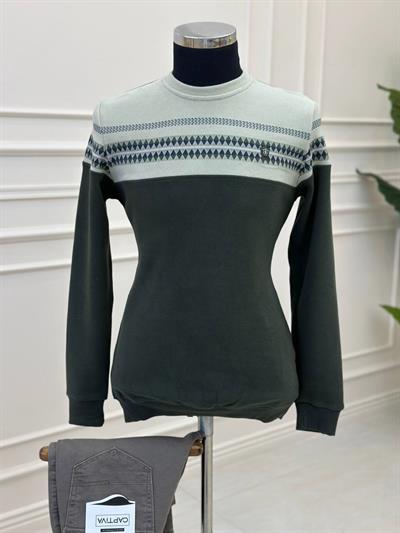 Dama Desen Sweat 0005 T-24 Yeşil