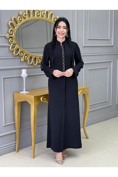 Damla Taş Ferace 604 Siyah