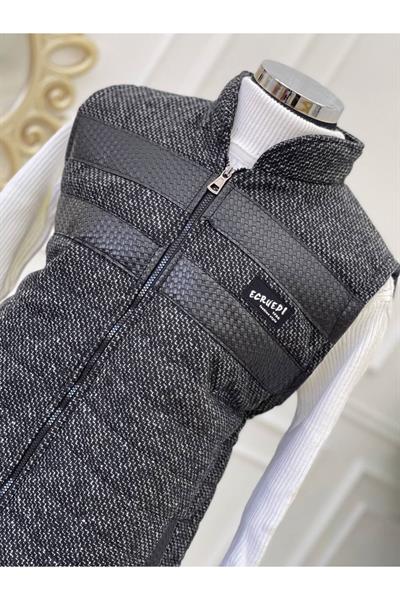 Dilimli Yelek 7576 Siyah