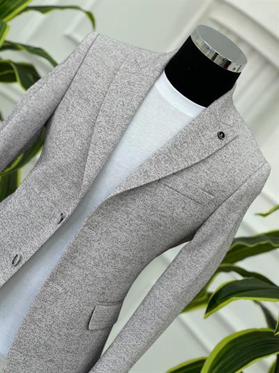 DİSSE Slim-Fit Tek Ceket 0960 T-24 Krem