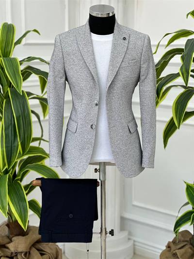 DİSSE Slim-Fit Tek Ceket 0960 T-24 Taş