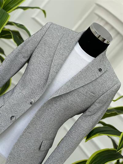 DİSSE Slim-Fit Tek Ceket 0960 T-24 Taş