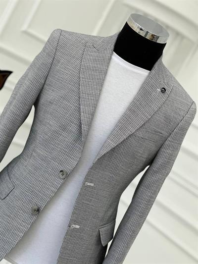 DİSSE Slim-Fit Tek Ceket 0968 T-24 Mavi