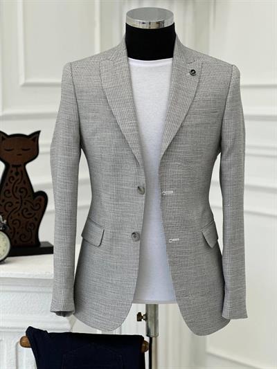 DİSSE Slim-Fit Tek Ceket 0968 T-24 Taş