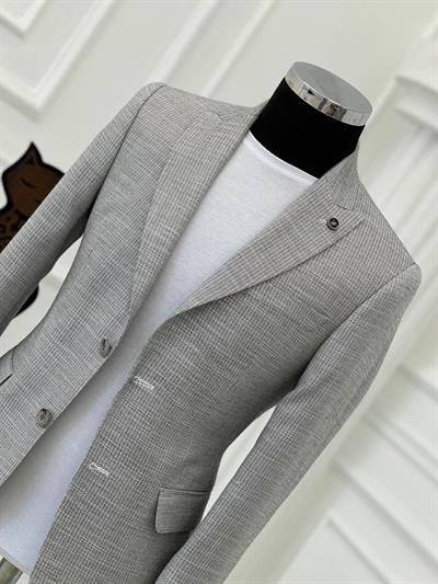 DİSSE Slim-Fit Tek Ceket 0968 T-24 Taş