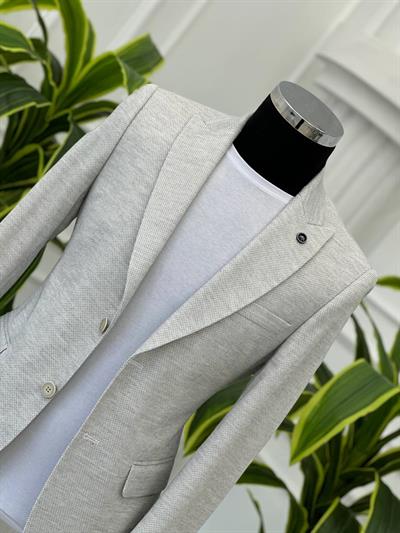 Disse Tek Ceket 3005 T-24 Açık Gri