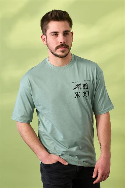 Dnz Tshirt 1019 Mint yeşili