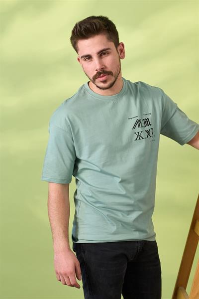 Dnz Tshirt 1019 Mint yeşili