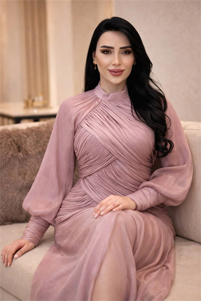 Drape Detay Jan Jan Elbise 5582 T-26 Pudra