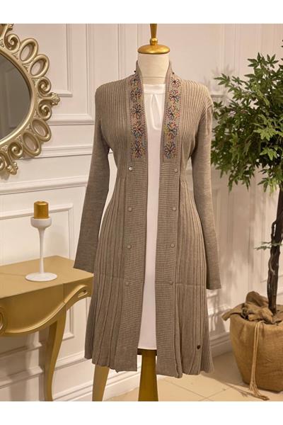 Ebruli Desen Hırka 3195 Taş