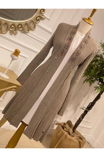 Ebruli Desen Hırka 3195 Taş