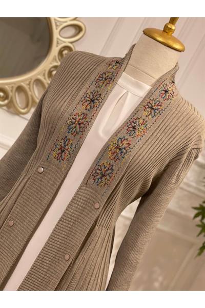 Ebruli Desen Hırka 3195 Taş