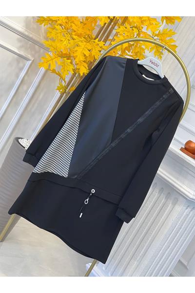 Ekose Spor Tunik 680 Siyah