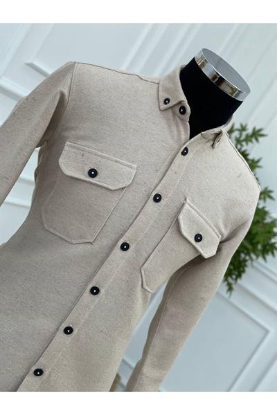 Erkek Gömlek 222117 Bej