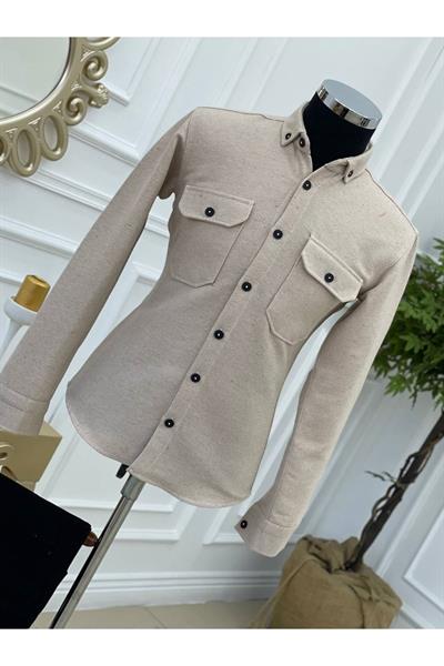 Erkek Gömlek 222117 Bej