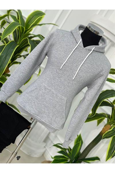 Erkek Sweat Açık Gri