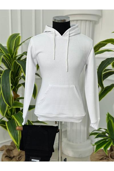 Erkek Sweat Beyaz