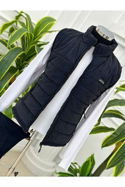 Faytek Deri Yelek Baskılı 7115 Lacivert