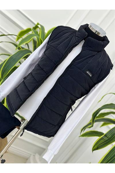 Faytek Deri Yelek Baskılı 7115 Lacivert