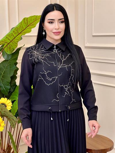 File Detay Etekli Takım 2127 t025 Siyah