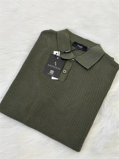 Fitilli Kumaş Polo Yaka 2204 T-24 Haki