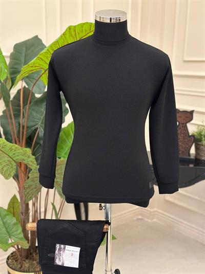 Fitilli Sweat 2802 T-25 Siyah