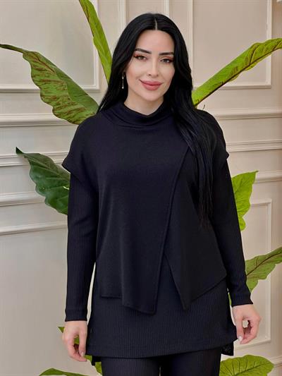 Fitilli Üçlü Takım 30972 t-24 Siyah
