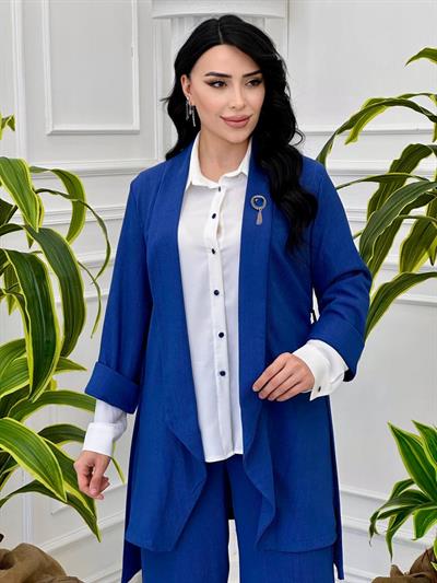 Fitilli Üçlü Takım 6000  t-24 Mavi