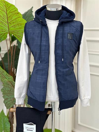 Formen Kareli Yelek 1001 Mavi