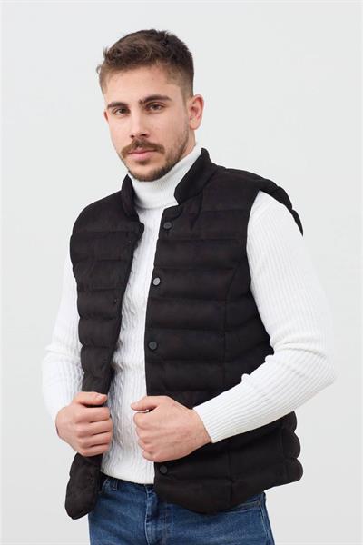 Gavazi Süet Yelek 403 Siyah