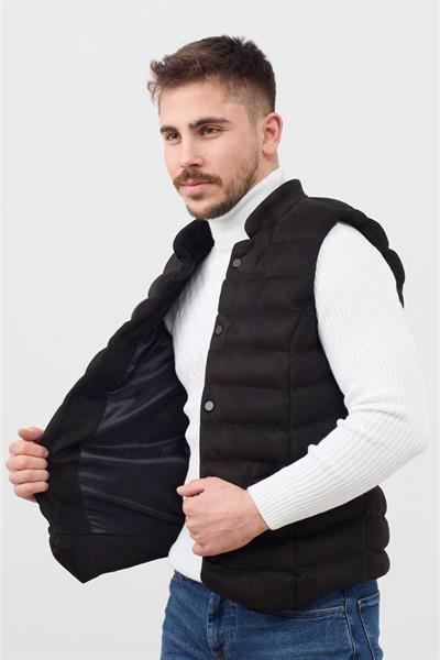 Gavazi Süet Yelek 403 Siyah