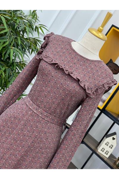 Gögüs Fır Fır Mini Puanlı Elbise 3154 Rose