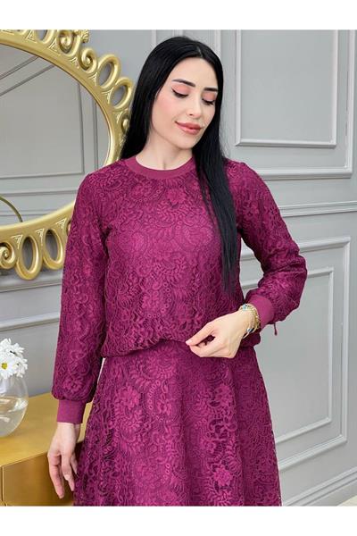 Güpür Takım 20017 Mürdüm