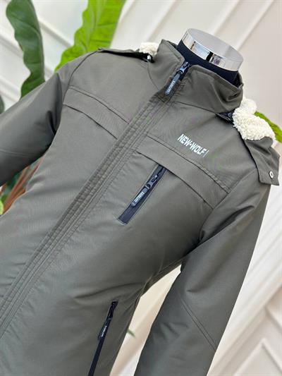 İçi Kürklü Yağmurluk Mont 1310 T-24 Haki