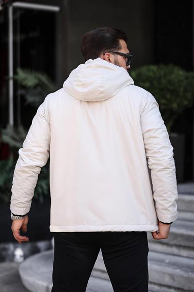 İçi Tüylü Yağmurluk 001 t-24 Beyaz