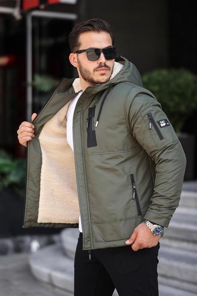 İçi Tüylü Yağmurluk 001 t-24 Haki