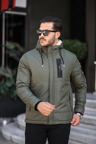 İçi Tüylü Yağmurluk 001 t-24 Haki