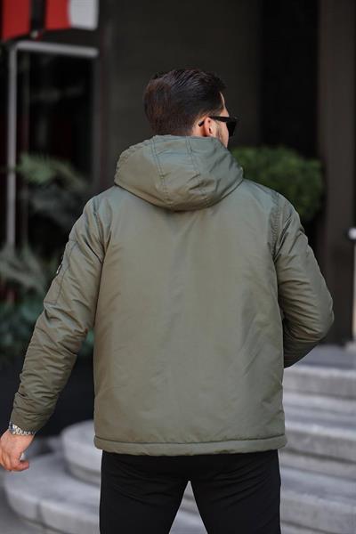 İçi Tüylü Yağmurluk 001 t-24 Haki