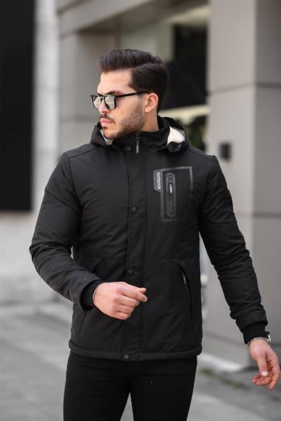 İçi tüylü Yağmurluk t-24 Siyah