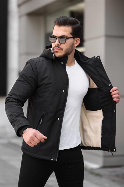 İçi tüylü Yağmurluk t-24 Siyah